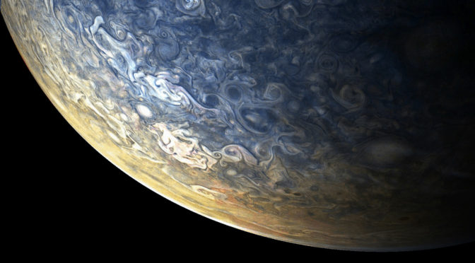 La Sonda Juno de la Nasa sacó estas fotos increibles de Júpiter