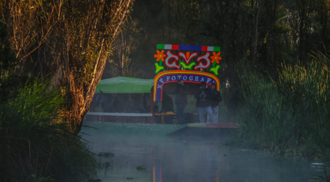 Amanecer en Xochimilco
